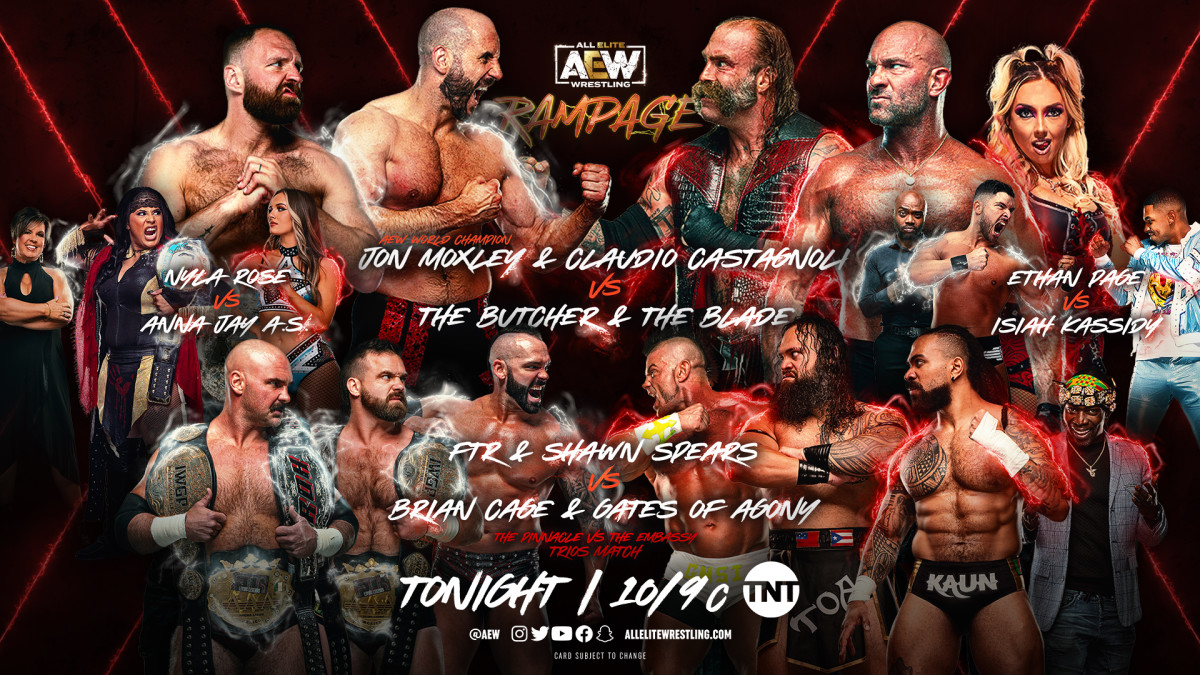 AEW Rampage live results: Moxley & Castagnoli vs. The Butcher & The Blade