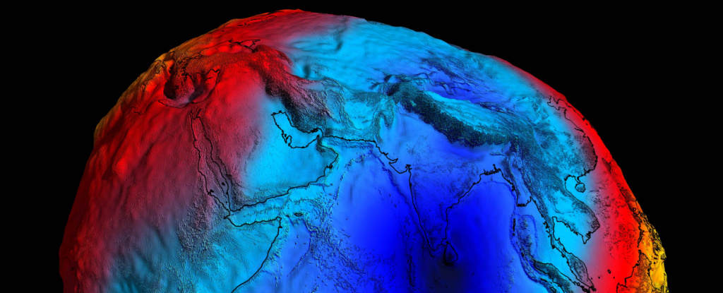 Gravity still shapes Earth's surface from within, new study finds