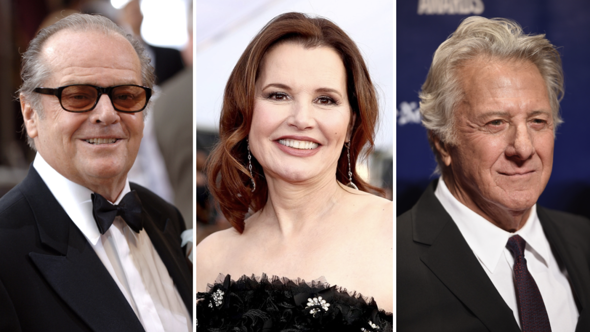 Geena Davis: I ended Jack Nicholson's sexual advances with advice from Dustin Hoffman