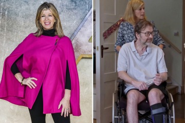 Kate Garraway puts on a brave face after revealing Derek Draper's battle with sepsis