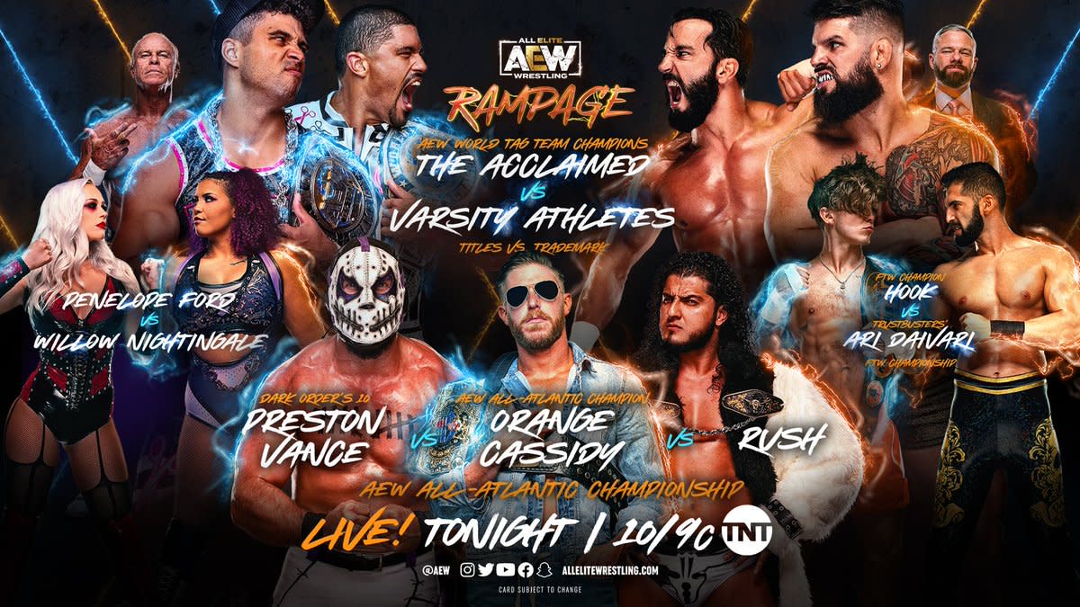 AEW Rampage Live Results: Tag Team Title vs. "scissor me" mark