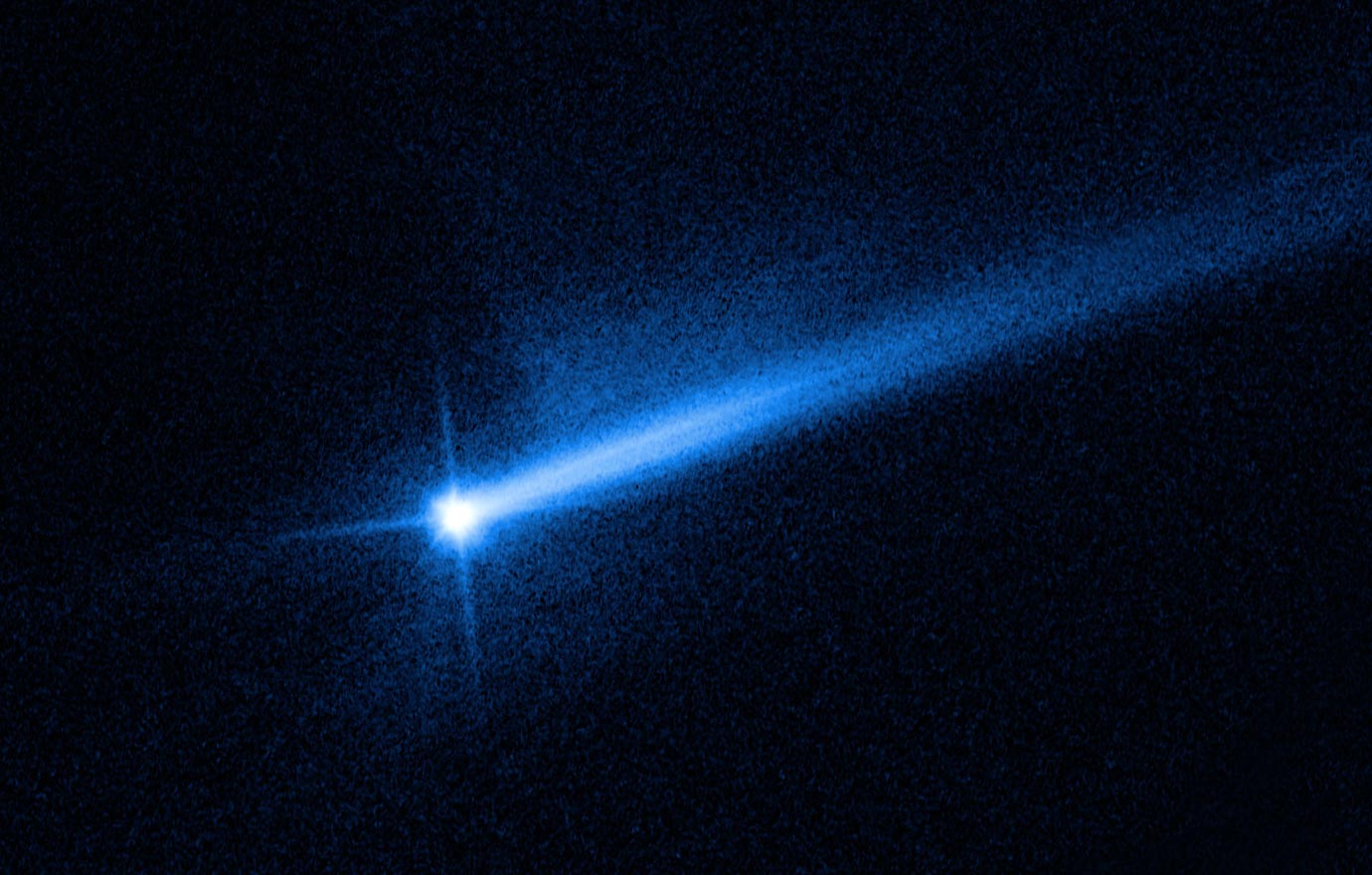 Hubble Spots Twin Tails After DART Impact