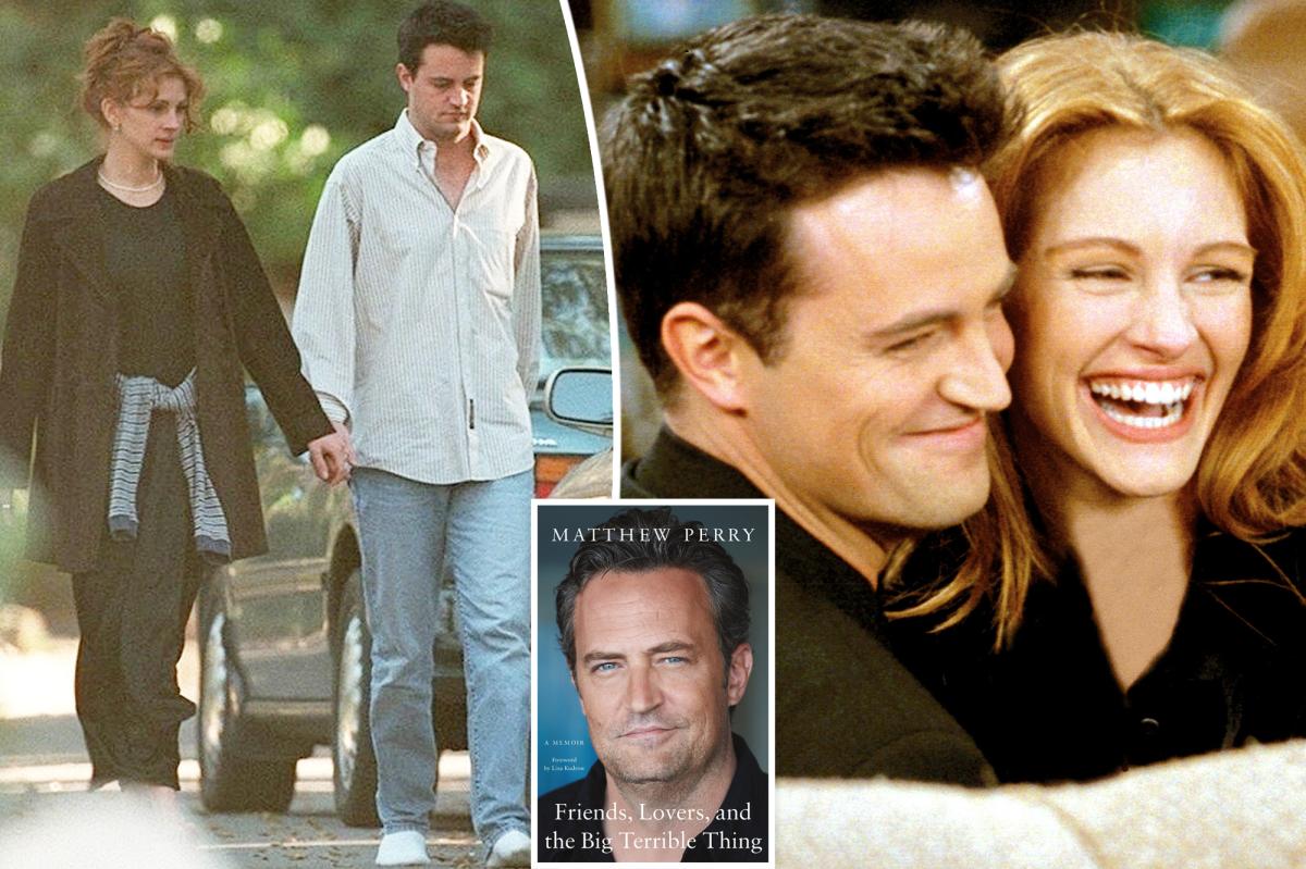 Matthew Perry reveals why he split from Julia Roberts in the '90s