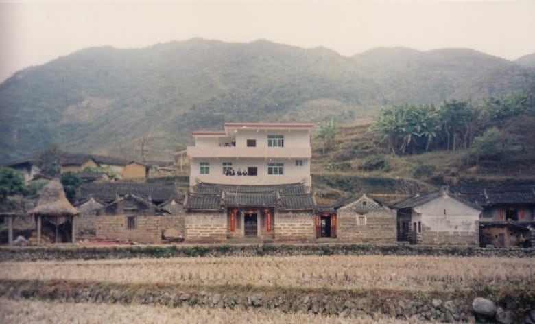 An archive image of a house in China.