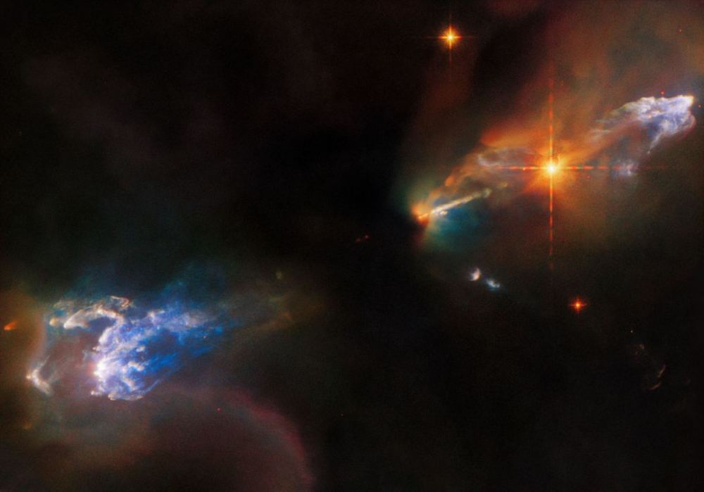 Hubble looks at newly forming stars in a stellar nursery