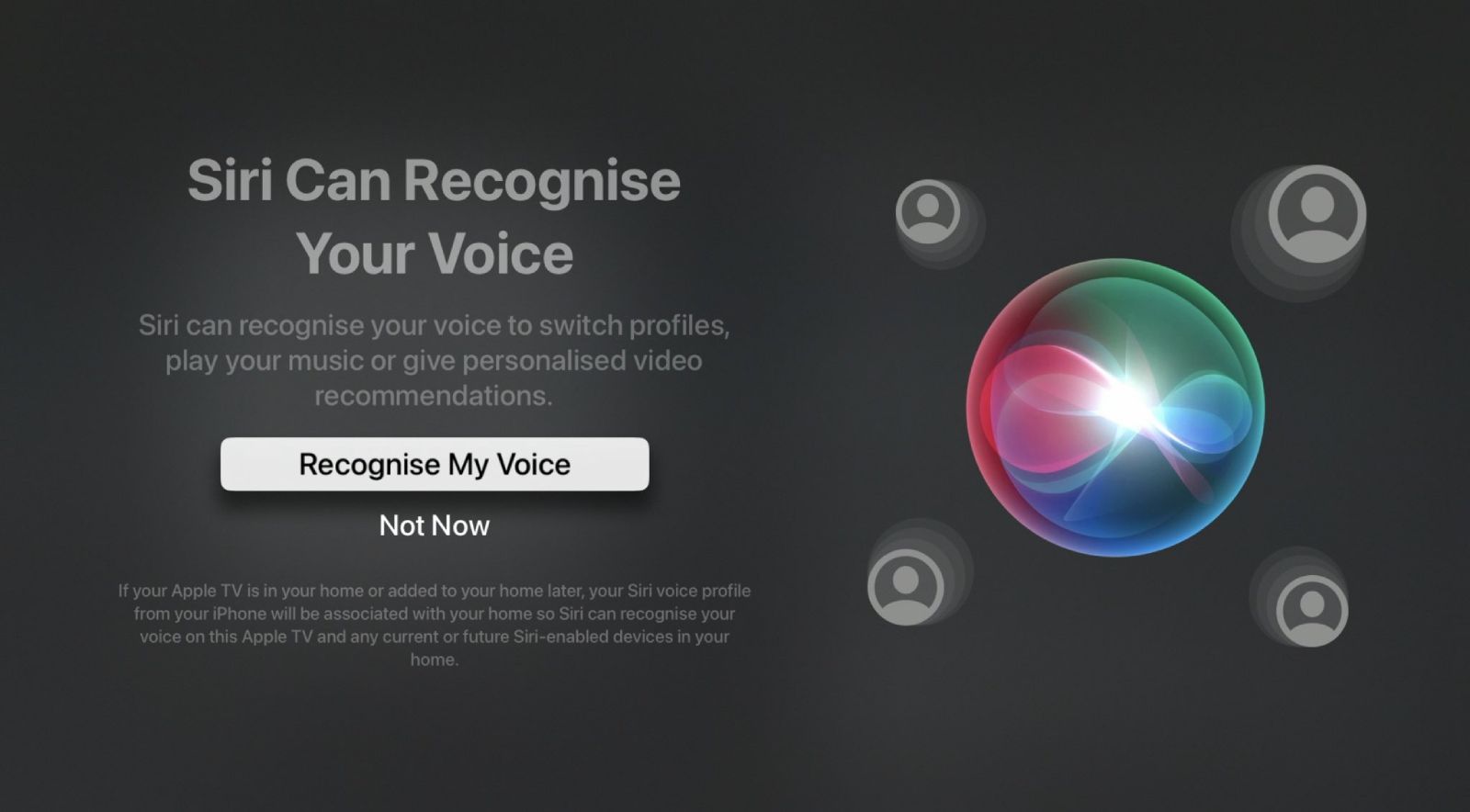 tvOS 16.2 beta enables Siri voice recognition on Apple TV for personalized use