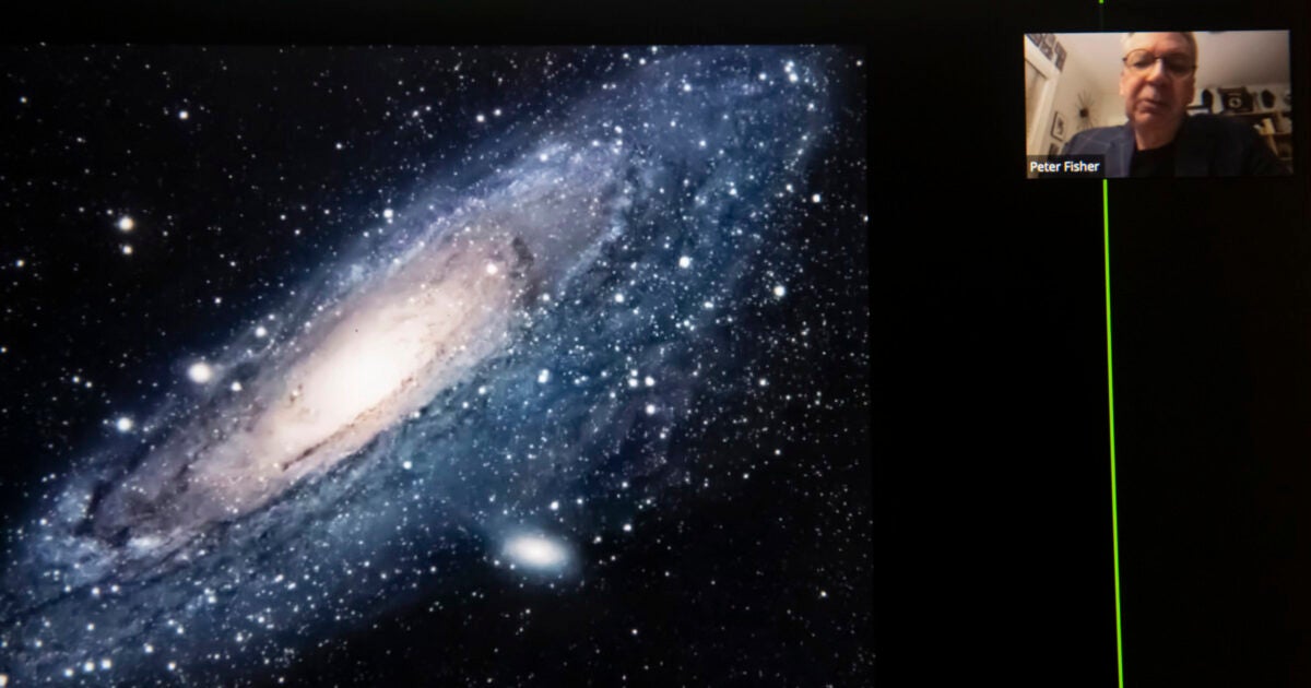 MIT physicists on the mystery of dark matter in a Harvard talk