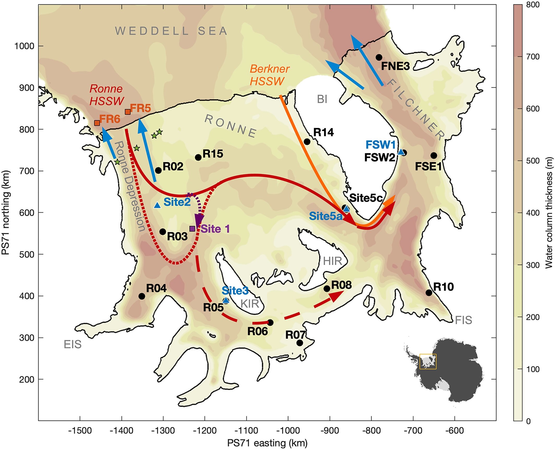 A close look at the melting beneath Antarctica's largest ice shelf