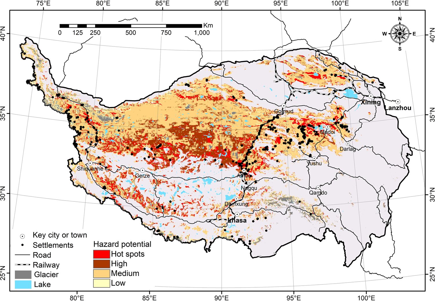 Depletion of permafrost increases future infrastructure costs on the Qinghai-Tibet Plateau