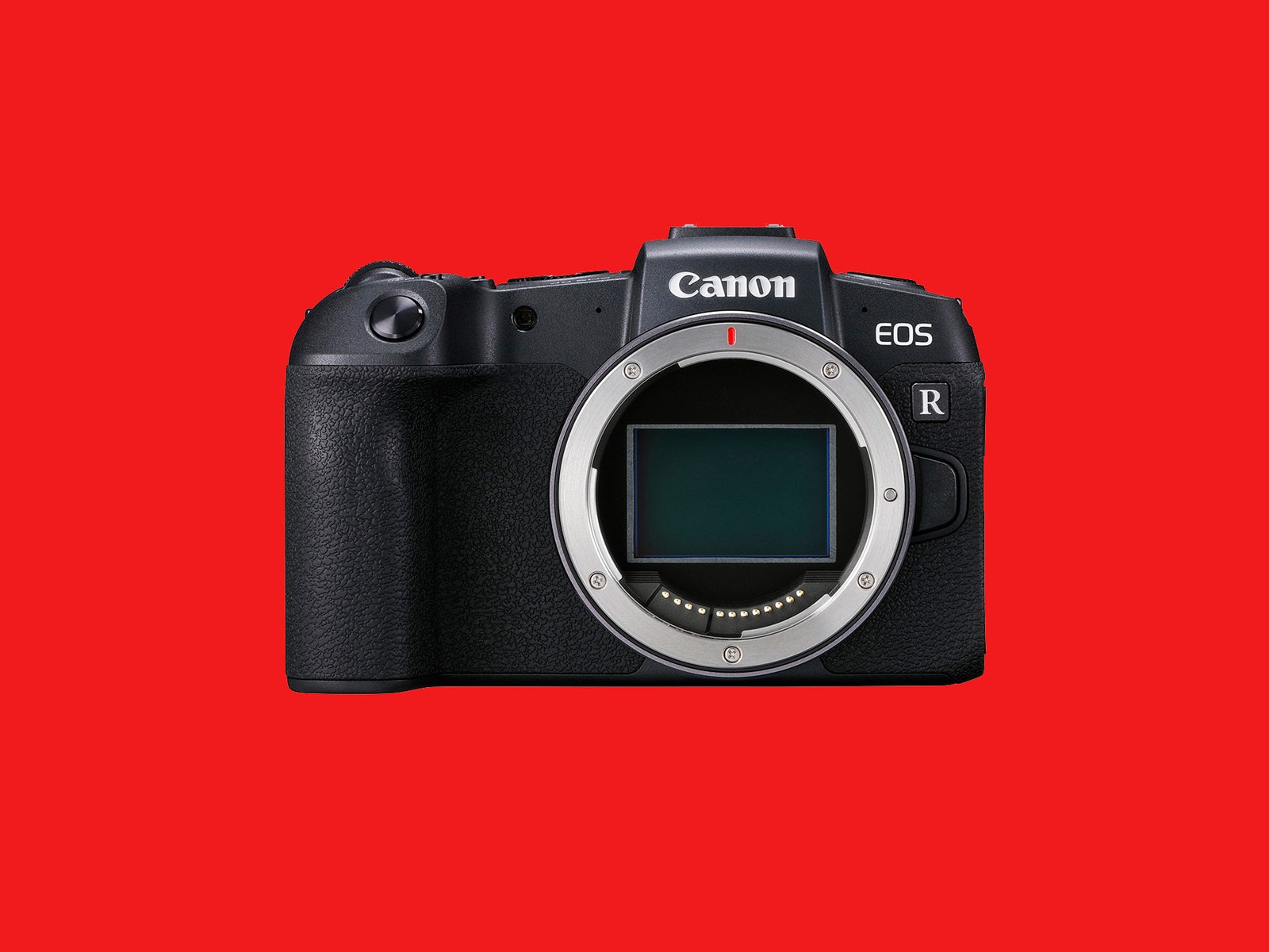 Canon EOS R camera with no lens attached