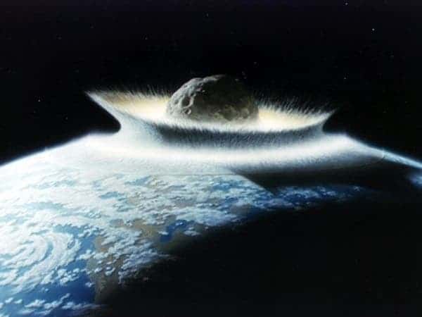 A dinosaur-killing asteroid spouted mile-high tsunamis that swept the entire world