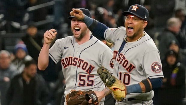 Astros ends sweep of Yankees in ALCS;  will face Phillies in World Series - TSN.ca