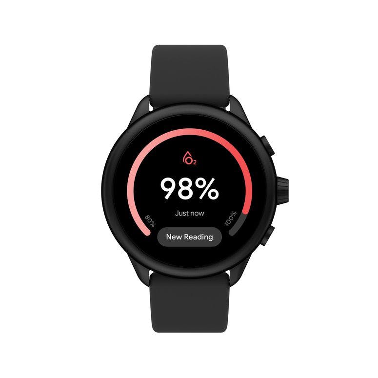 SpO2 screen on the Fossil Gen 6 Wellness Edition