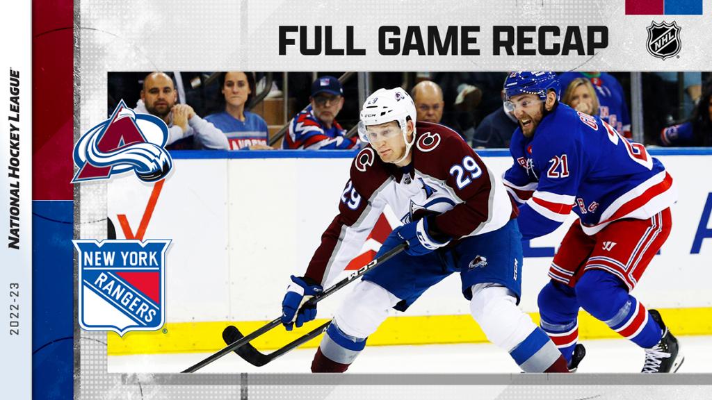 Georgiev makes 44 saves, Avalanche defeats Rangers in shootout