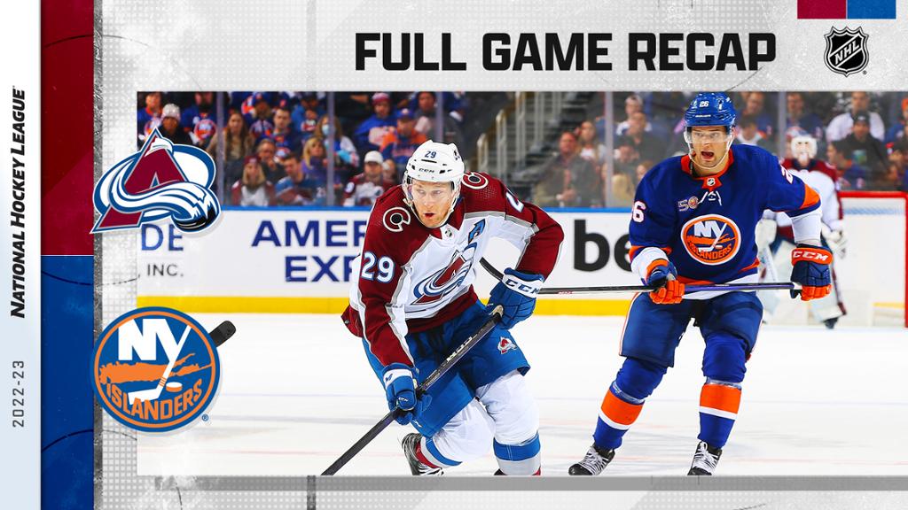 Islanders score five points in a row to get past Avalanche