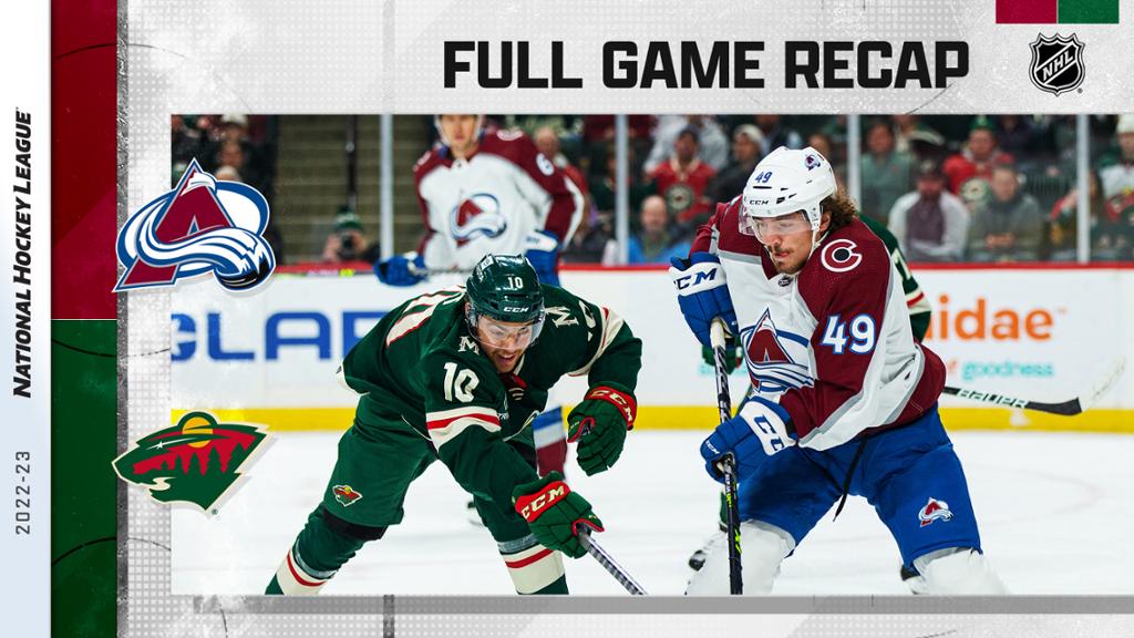 MacKinnon and Nichushkin drive Avalanche past Wild