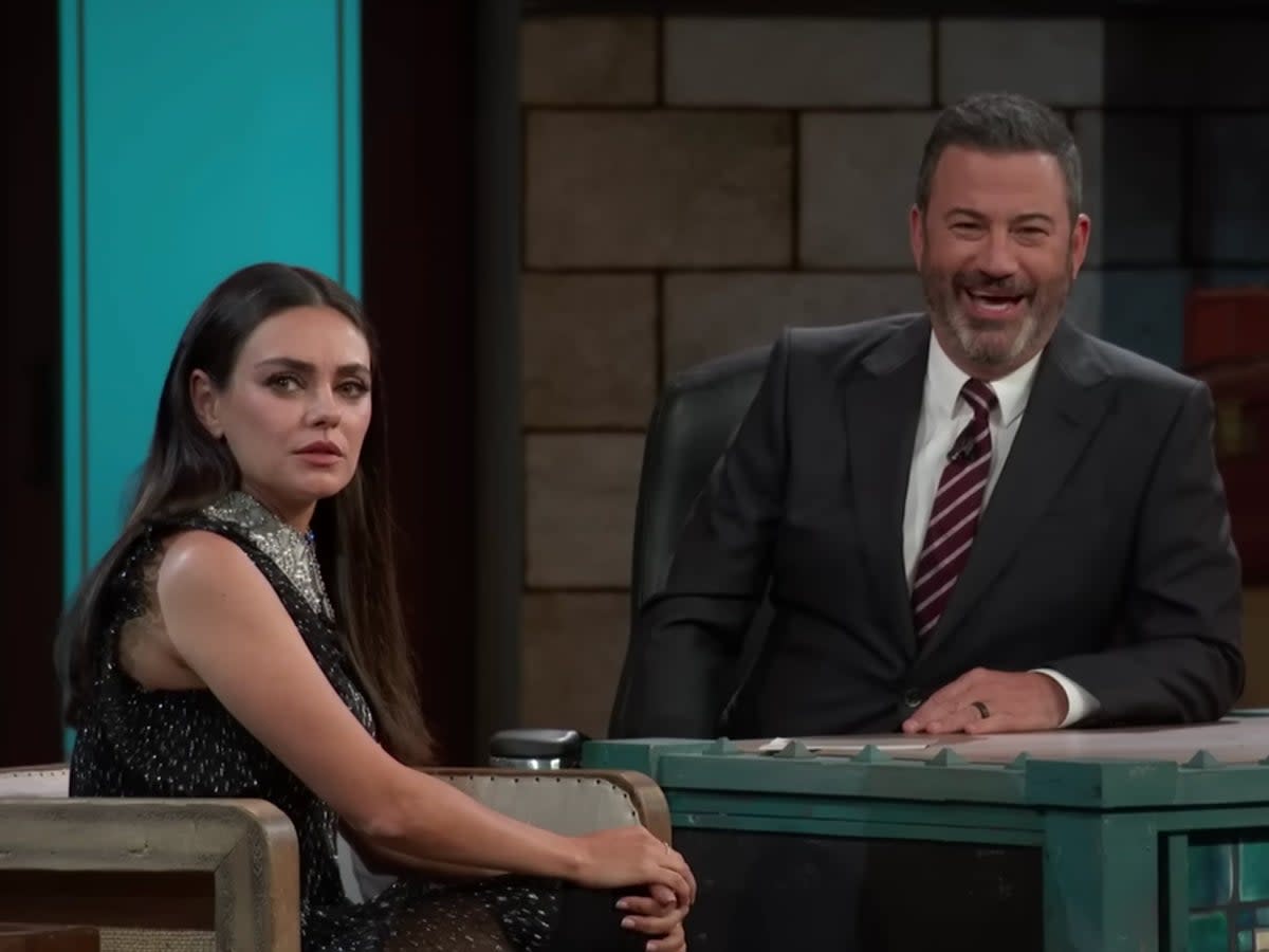 Mila Kunis was praised for her handling of boos from the Jimmy Kimmel Live audience