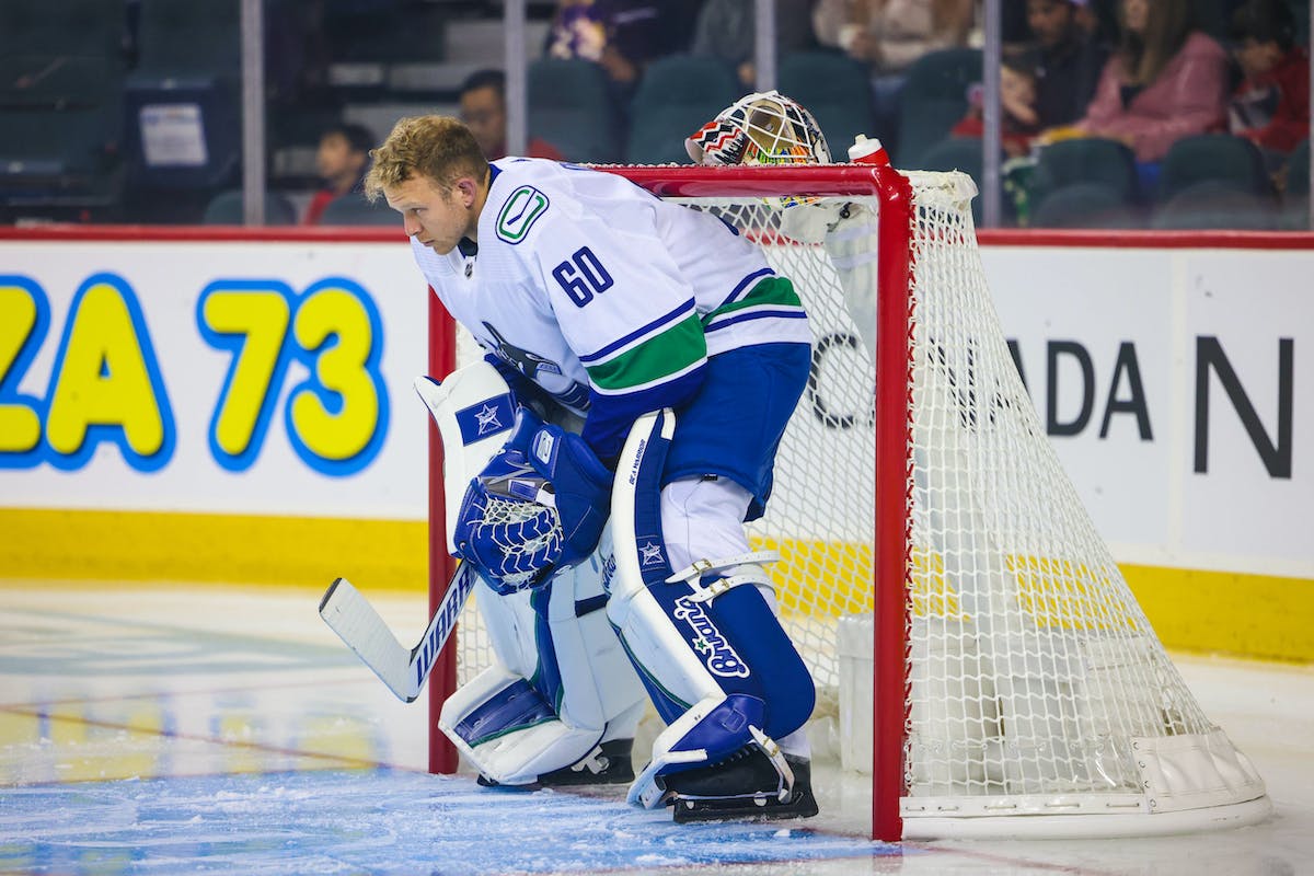 More insight into the Canucks' goalie situation and inaction on DiPietro's movement as Delia hits waivers