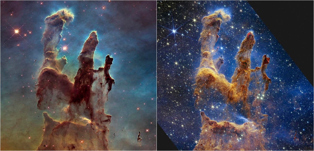 NASA Webb Pillars Of Creation images offer astronomers much more than pretty pictures