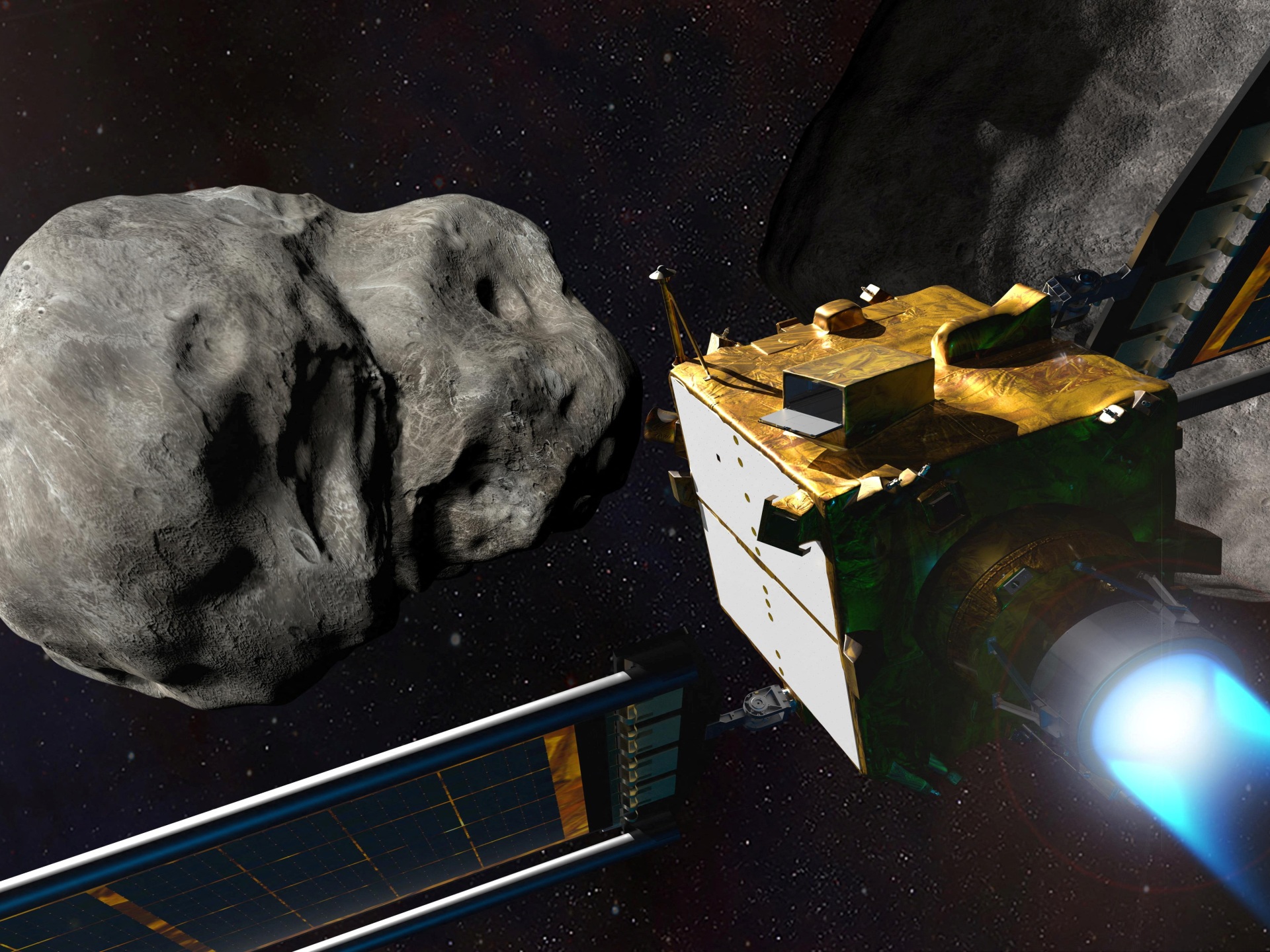 NASA says the DART spacecraft has successfully altered the asteroid's path