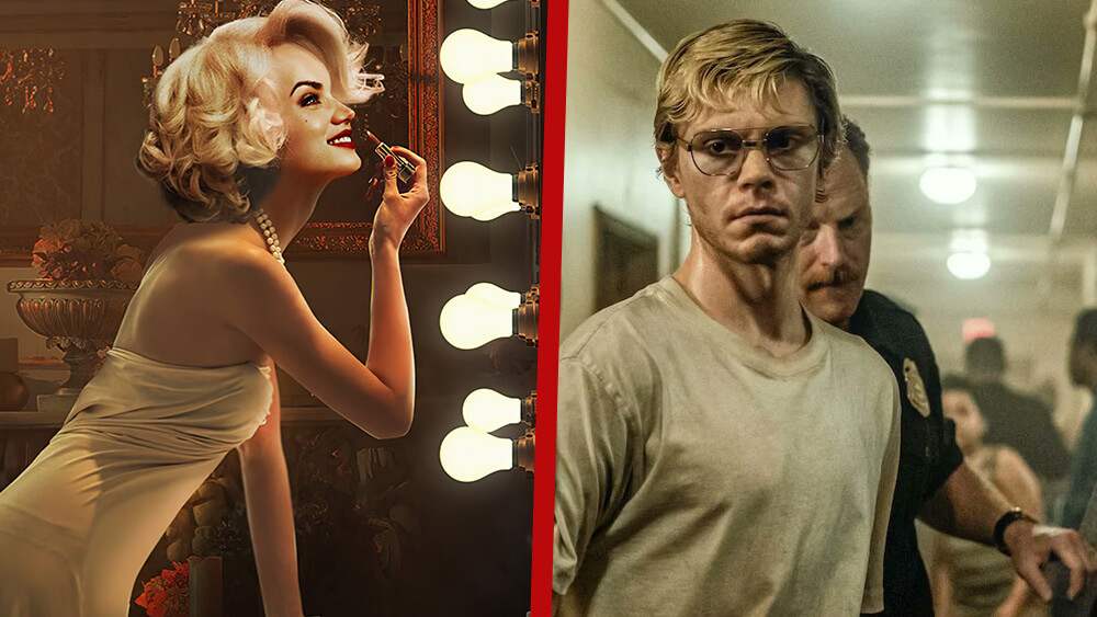 Netflix Top 100: "DAHMER" most popular series and "Blonde" most popular film