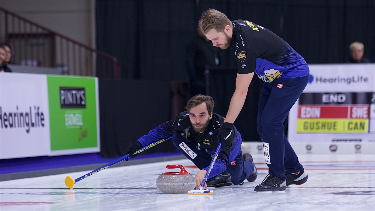 Oskar Eriksson skips Team Edin to Men's HearingLife Tour Challenge Finals