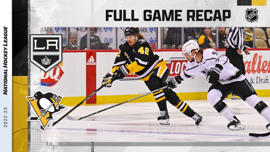 Penguins defeat Kings, Sullivan earns 300th victory as Pittsburgh coach