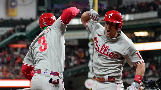 Realmuto's 10th inning homer gives Phillies Game 1 win over Astros - TSN.ca