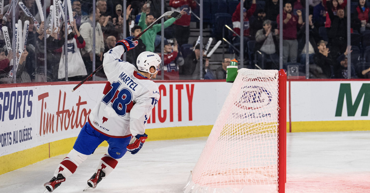 Rocket vs. Americans Recap & Highlights: Xavier Simoneau scores a hat-trick for Gordie Howe in an 8-1 win