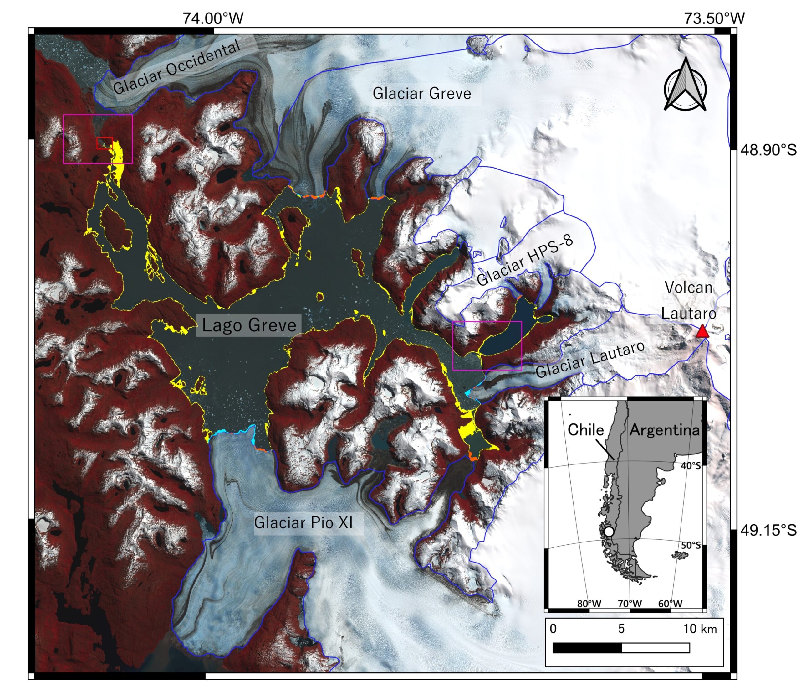 Satellites Capture Massive Drainage Of Proglacial Lake In Remote Patagonia