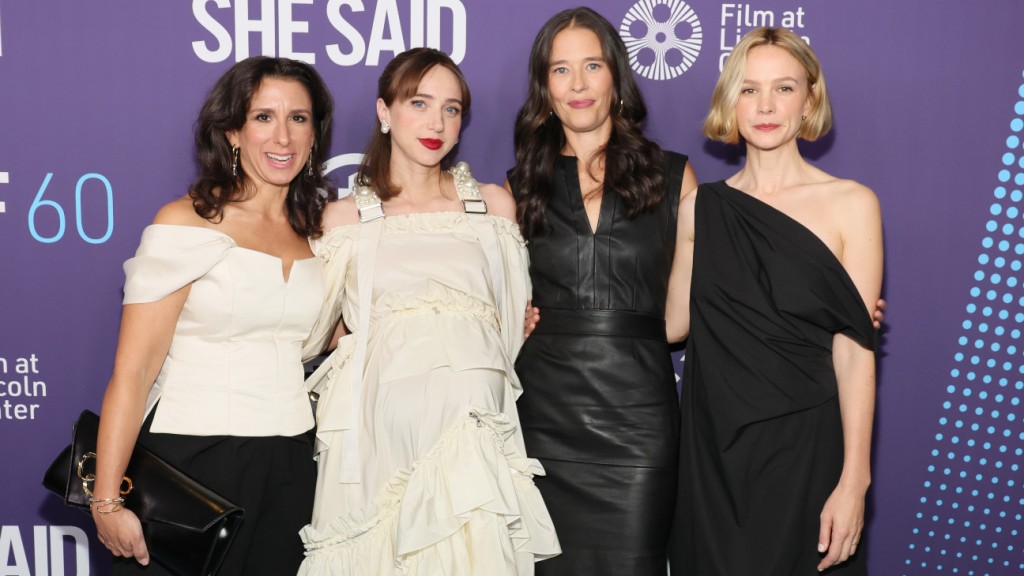 "She Said" premiere honors women who exposed Harvey Weinstein's alleged wrongdoing