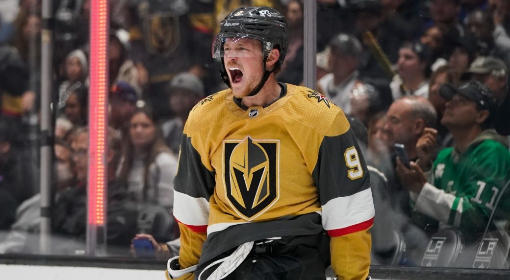 Stone breaks the tie with 24.9 seconds left, Golden Knights beats Kings