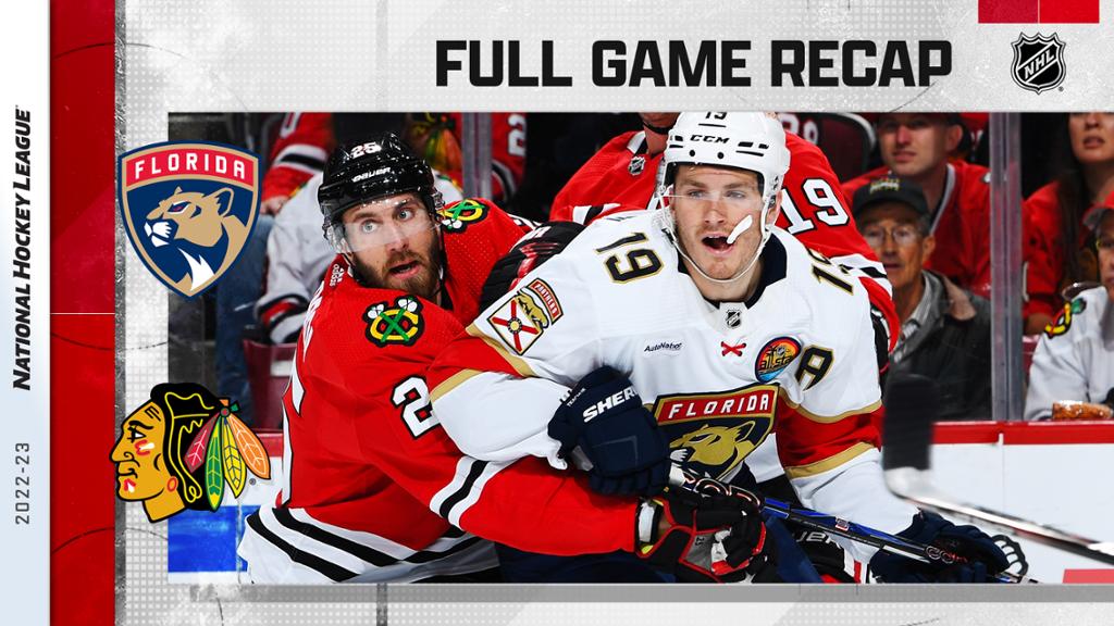 The Blackhawks hold off the Panthers for a fourth straight win