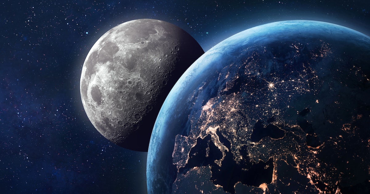 The moon has been trying to escape Earth for eons, new research suggests