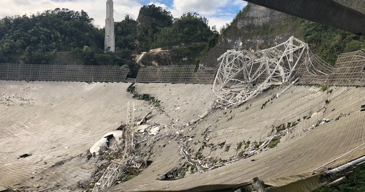 The most iconic radio telescope of all time is gone forever, US government declares