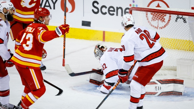 Toffoli's Overtime Goal Brings Flames Victory Over Hurricanes - TSN.ca