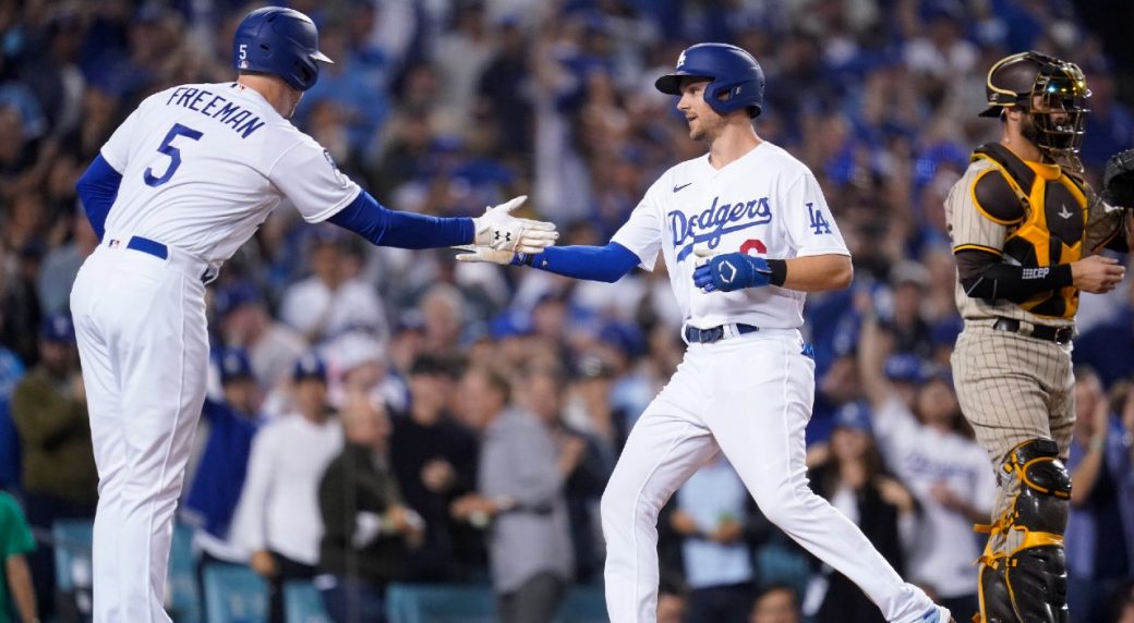 Trea Turner home runs as the Dodgers beat the Padres in Game 1