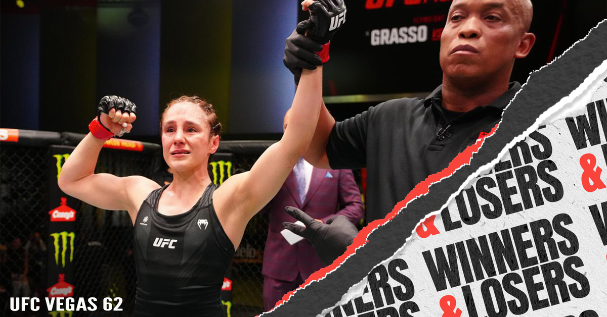 UFC Vegas 62: Grasso vs. Araujo winners and losers