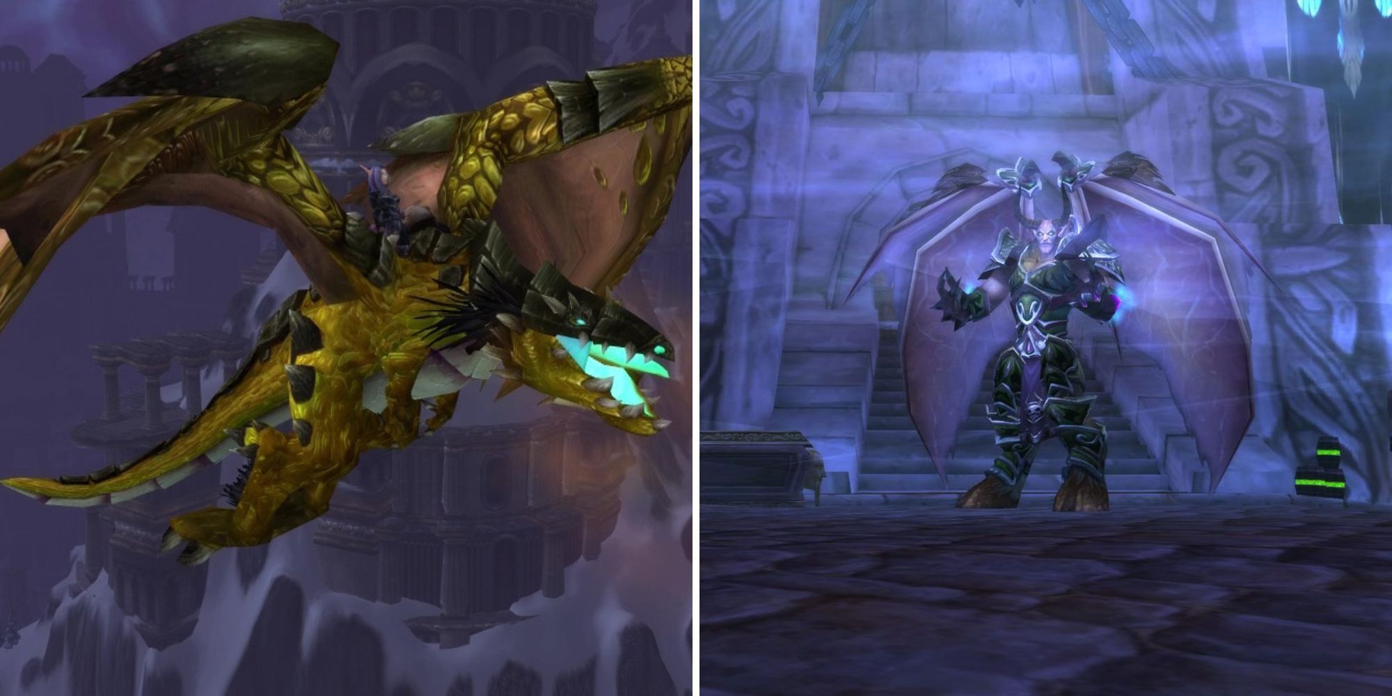 wrath of the lich king featured proto drake and demon