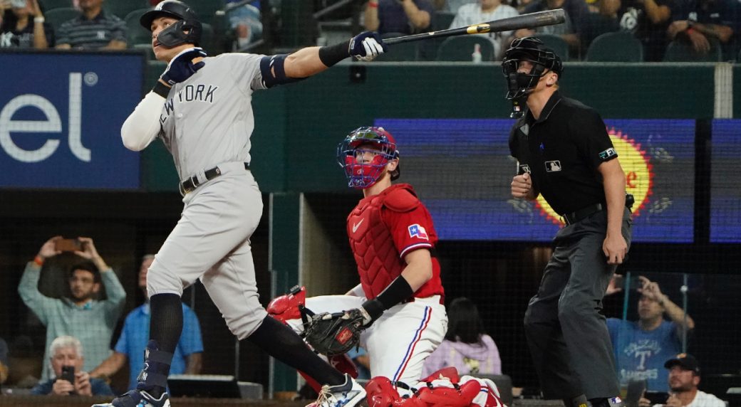 Yankees' Aaron Judge sets new AL record with 62nd home game of the season