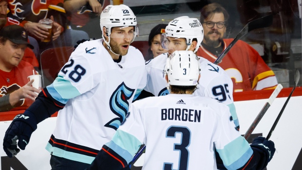 Kraken Rally With Three Quick Goals To Stun Flames - TSN.ca